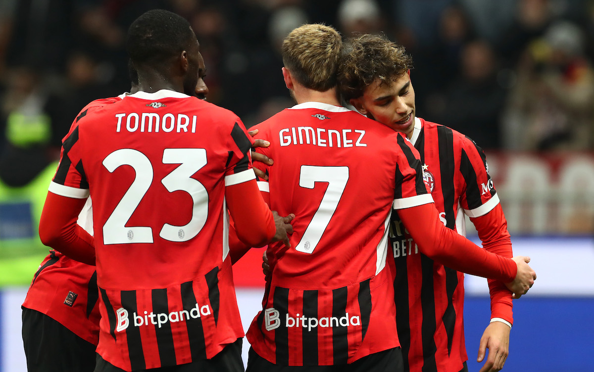 Giménez se estrenó como asistidor en su primer partido como rossoneri.