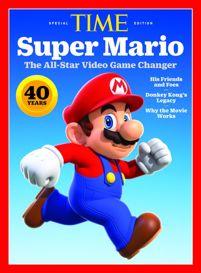 Así se ve la portada de la revista Time con el importante ícono de los videojuegos.