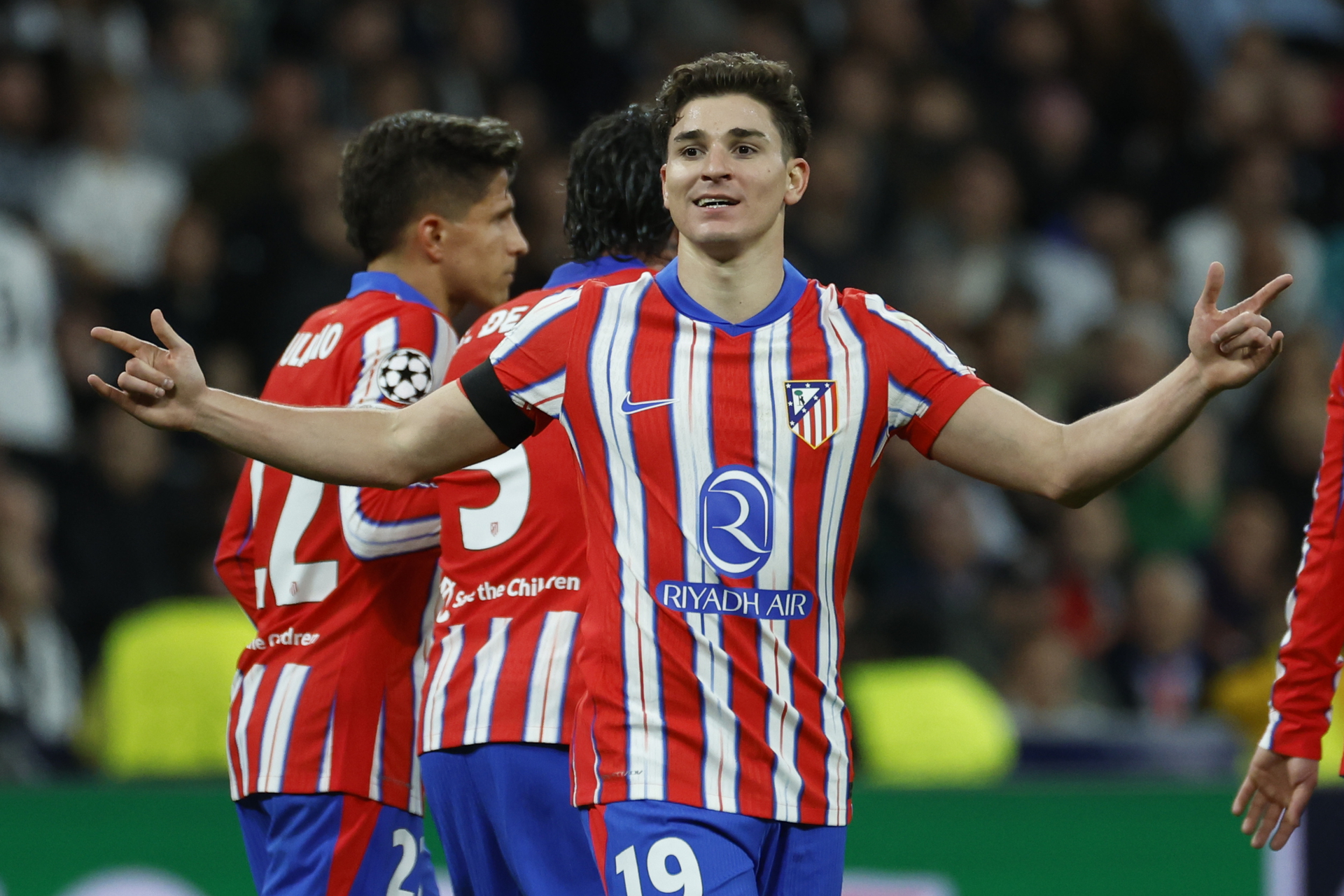 Álvarez logró 'picar' la portería de los merengues, dando un poco de esperanza a los colchoneros, de momento.