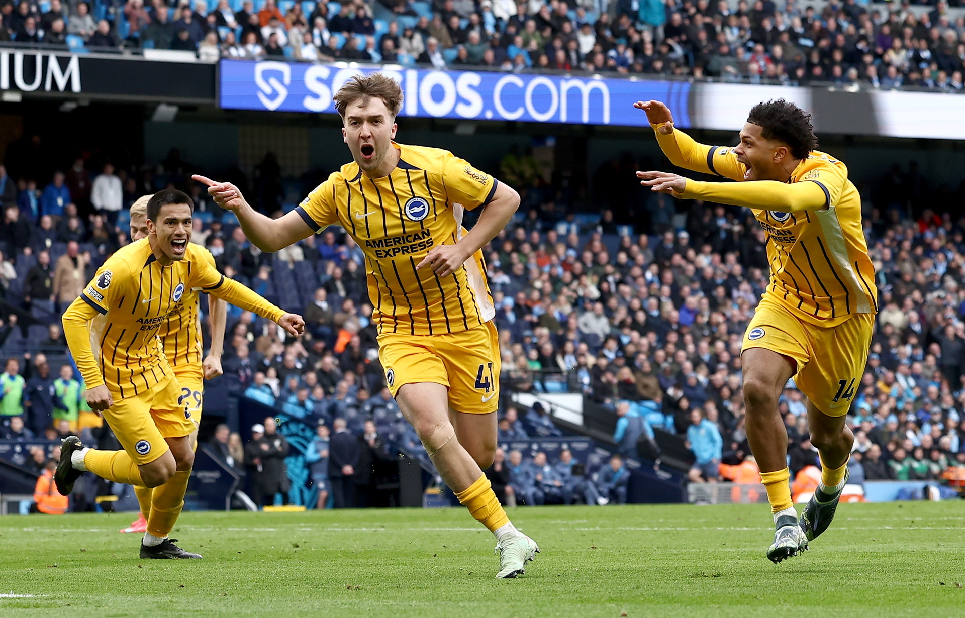 El Manchester City siempre ha batallado con el Brighton & Hove Albion, y este partido no fue la excepción.