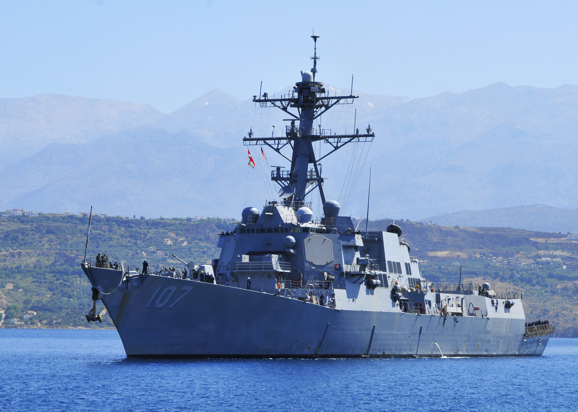 El USS Gravely es el 57.º destructor de la clase Arleigh Burke, y uno de los mejores de su clase para poder surcar aguas internacionales.