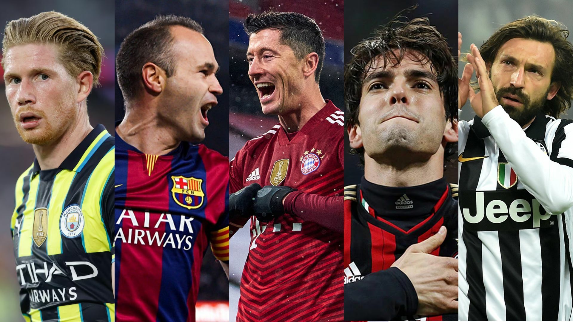 Fuera de Messi y CR7, estos han sido algunos de los escogidos por ESPN como los mejores del siglo XXI.