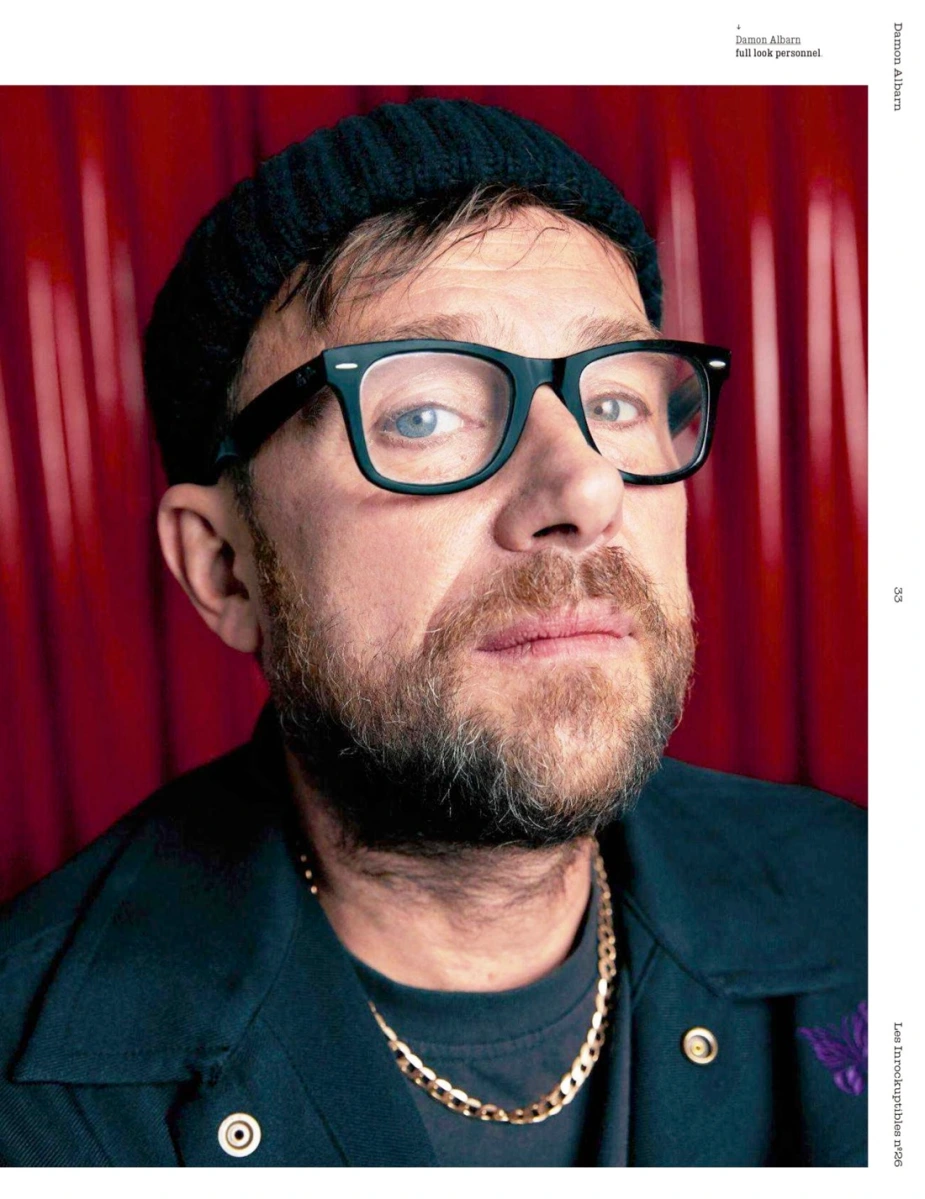 Fotografía exclusiva de Damon Albarn para el citado medio francés, en el cual el músico británico dio a conocer la gran noticia.