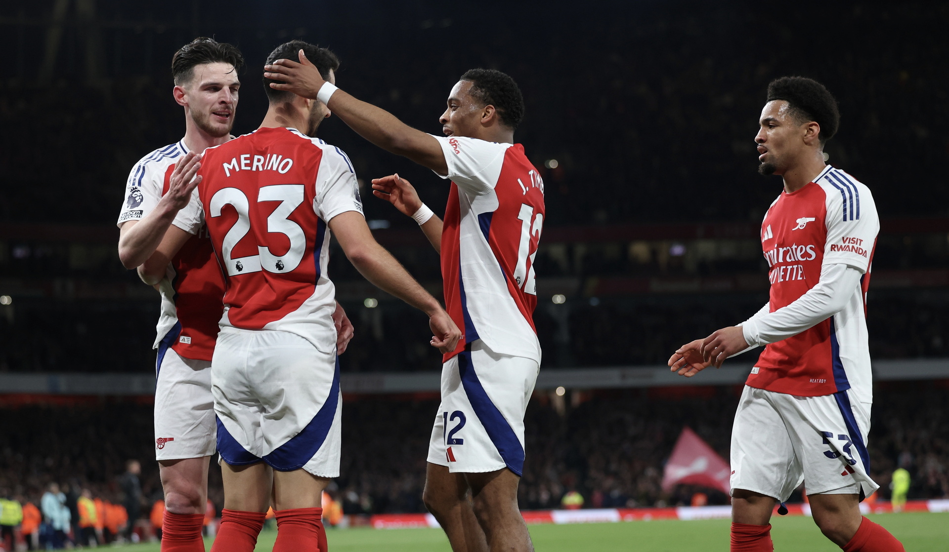 Mikel Merino fue el encargado de abrir el marcador de este encuentro, siendo uno de los esenciales del Arsenal en tiempos recientes.
