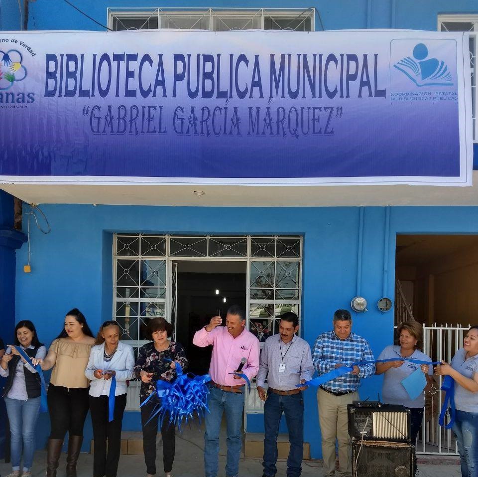 Biblioteca Pública Municipal Gabriel García Márquez en Villa Unión, Durango. DGB México.