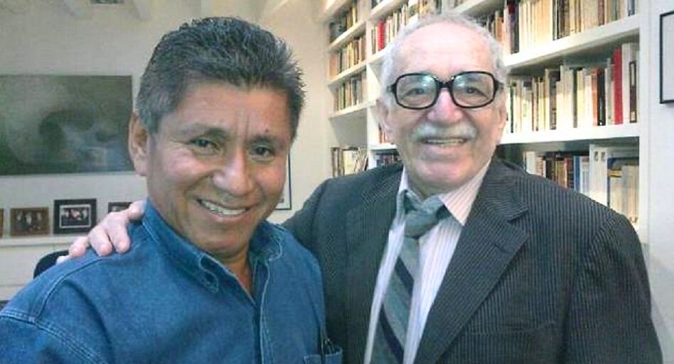García Márquez acompañado del profe Cruz en la ciudad de México. Ríodoce. 
