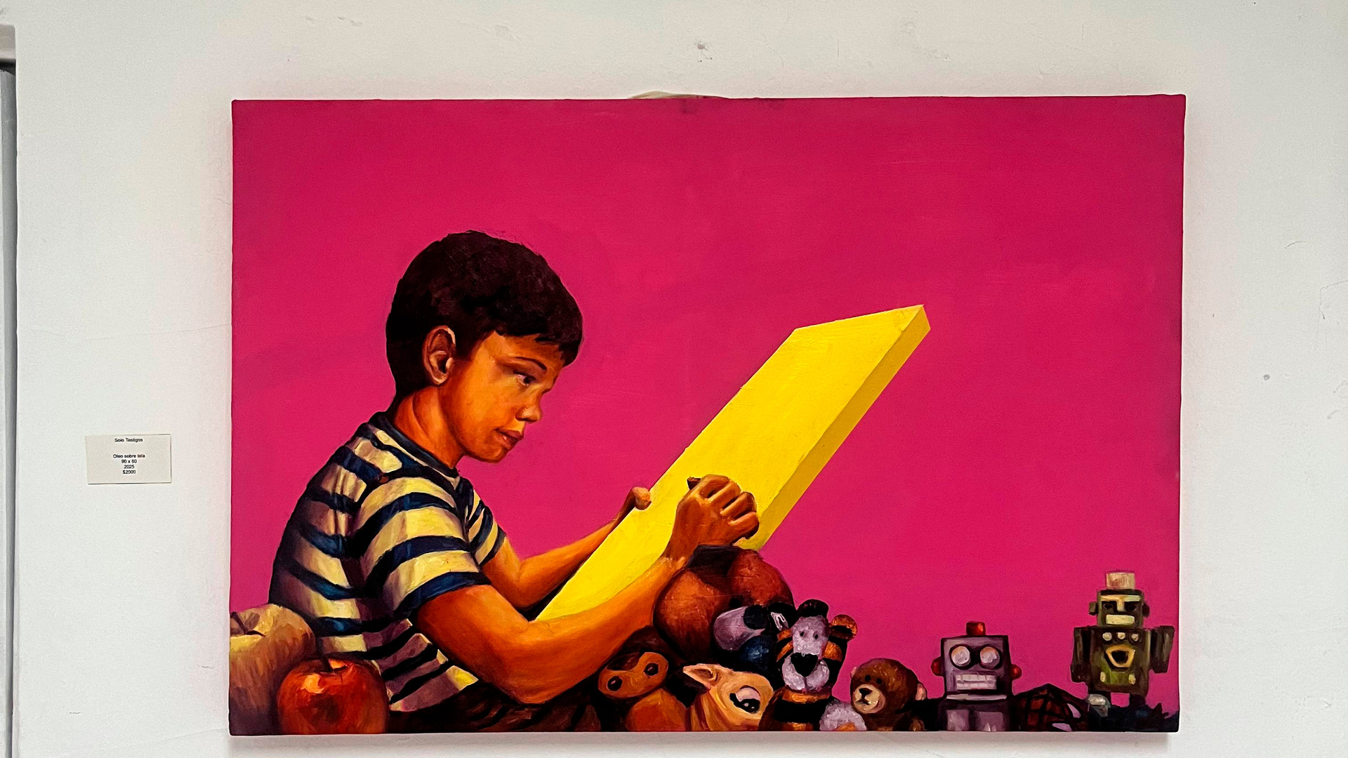 Así se ve la obra 'Solo Testigos', la cual es la favorita del autor, en sus propias palabras.