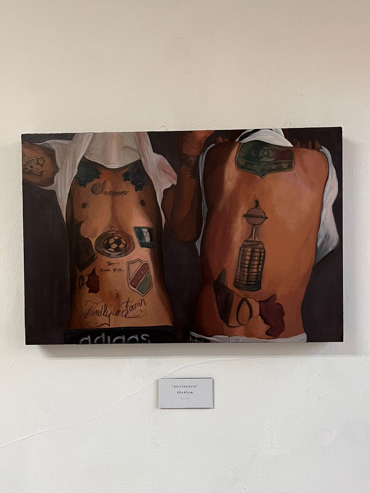 El simbolismo a través del cuerpo humano y sus componentes son parte esencial de la obra de Calderón Garrido.