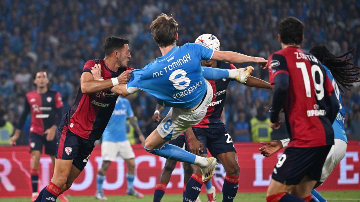 Con esta espectacular jugada, McTominay abrió el marcador para la victoria del conjunto napolitano.