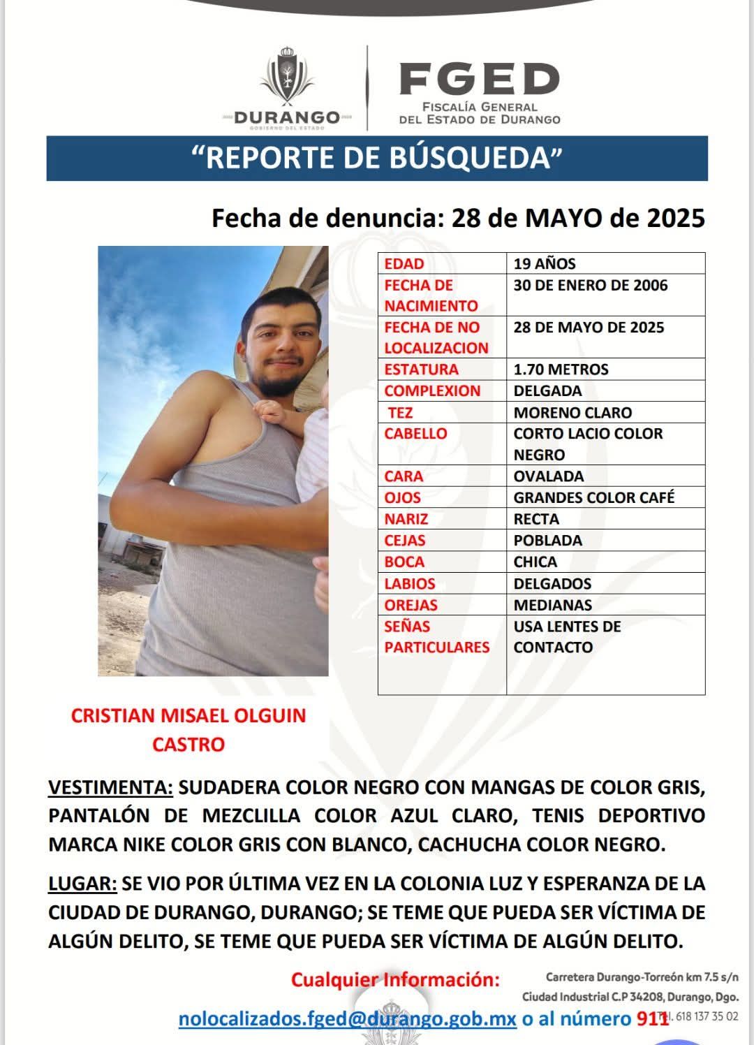 Marchan otra vez por jóvenes desaparecidos en Durango; exigen su ...
