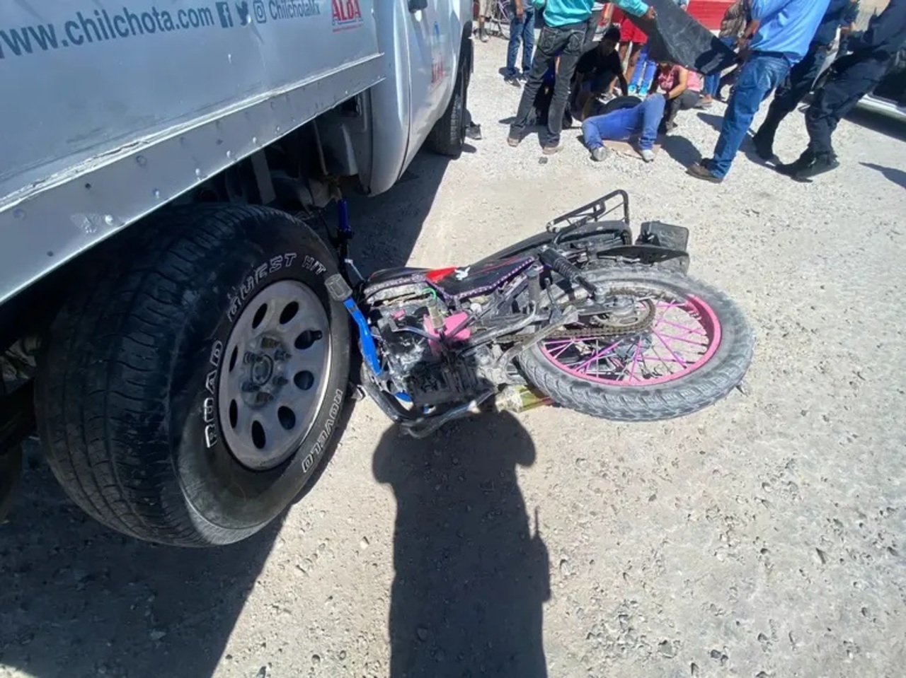 Motociclista resulta lesionado tras accidente en Gómez Palacio