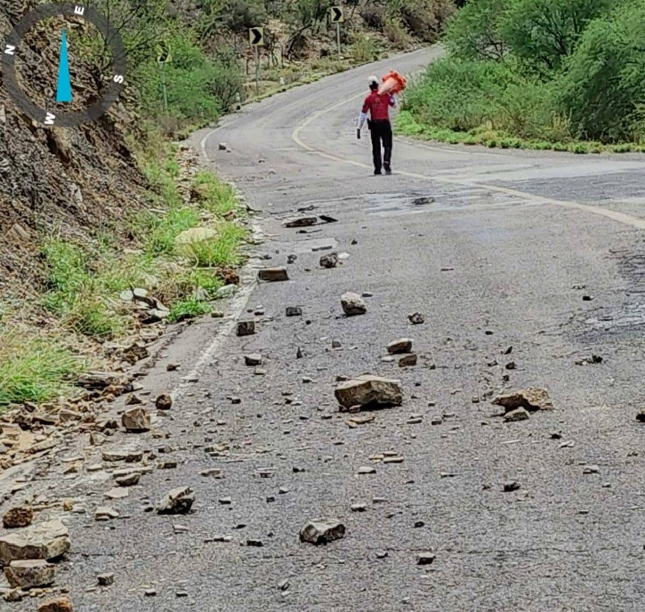 Temporada. Sobre todo durante la temporada de lluvias es común el reblandecimiento de la tierra que provoca deslaves.



