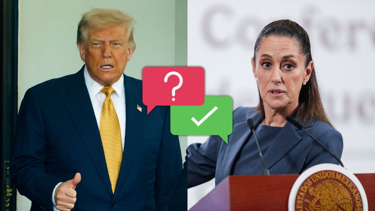 Sheinbaum responde a Trump por declaraciones sobre que cárteles dominan su gobierno