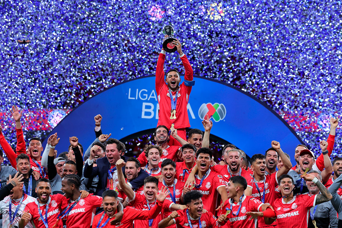 Toluca llega en calidad de campeón vigente del torneo Apertura 2025.