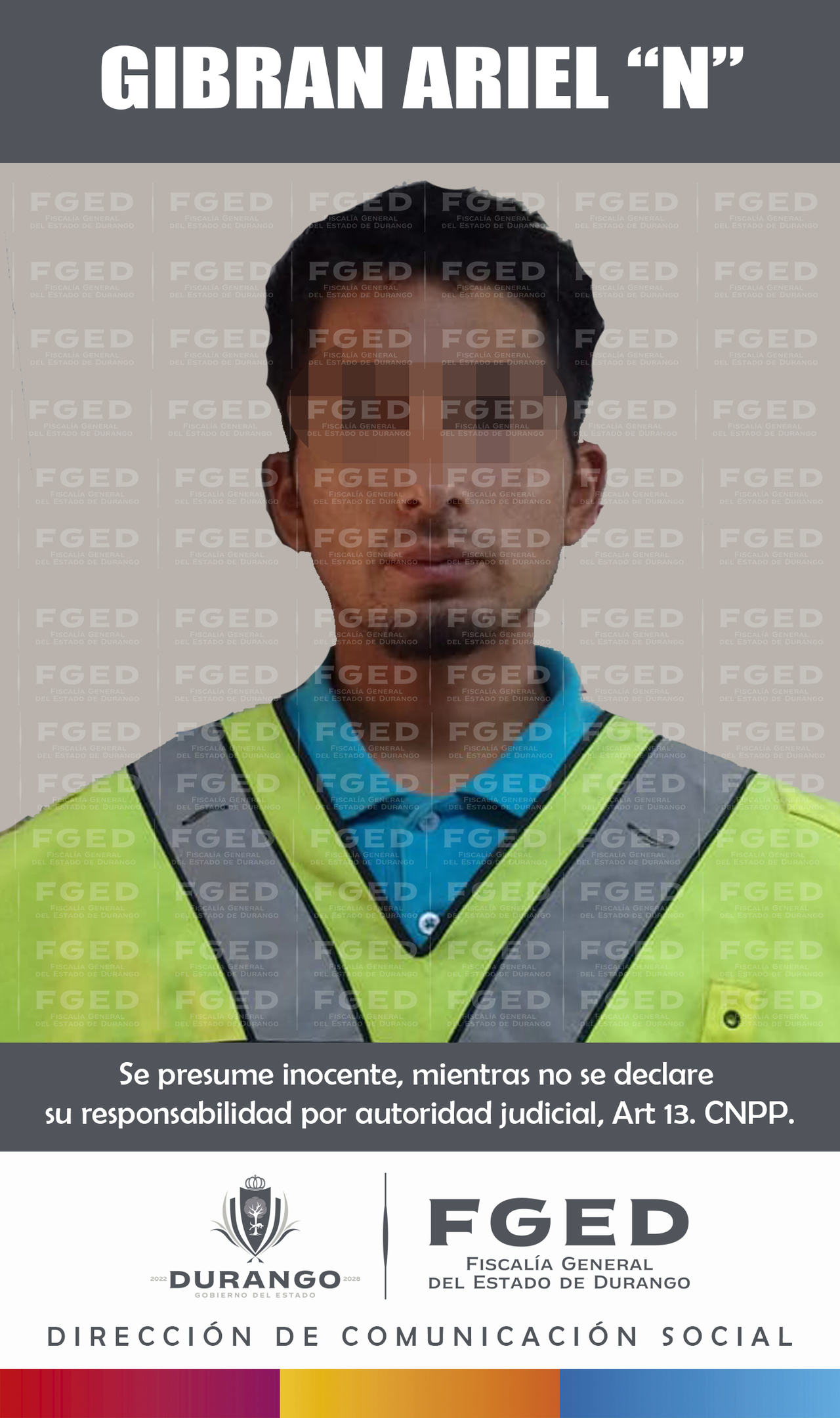 Acción. Capturaron al presunto homicida de su propio padre, a quien apuñaló en Lerdo, después de que le negó dinero.