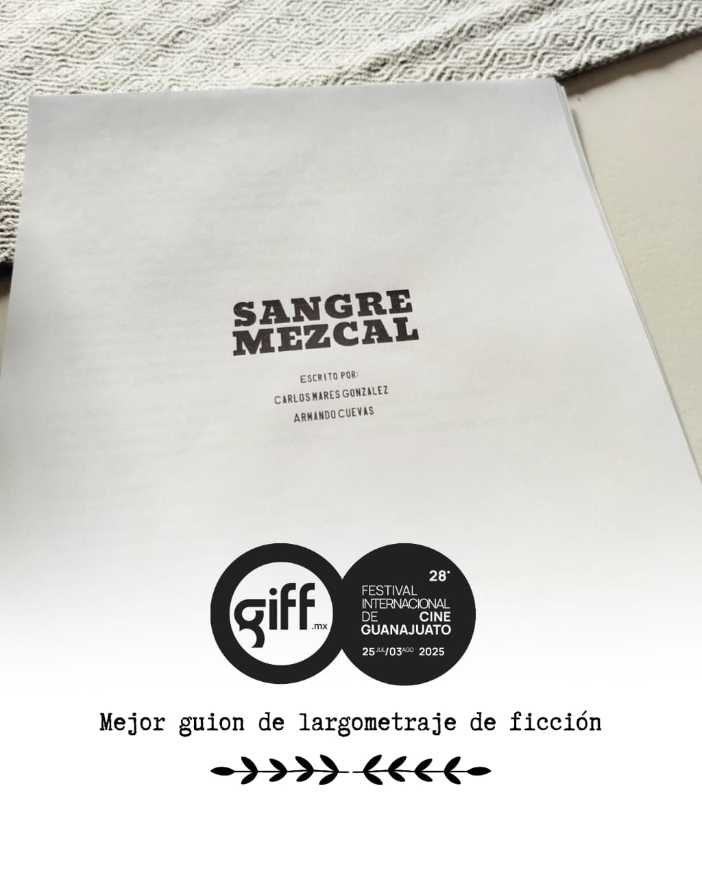 Mares se une a la lista de cineastas duranguenses que recientemente han destacado en el GIFF.