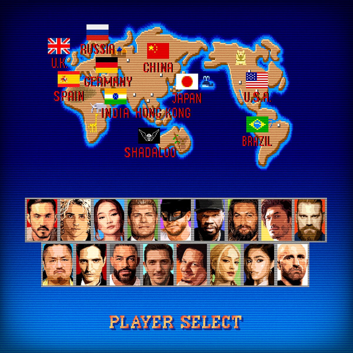 El casting de la nueva película fue revelado a través de un poster que busca emular el estilo de ‘Street Fighter 2: The World Warrior’.
