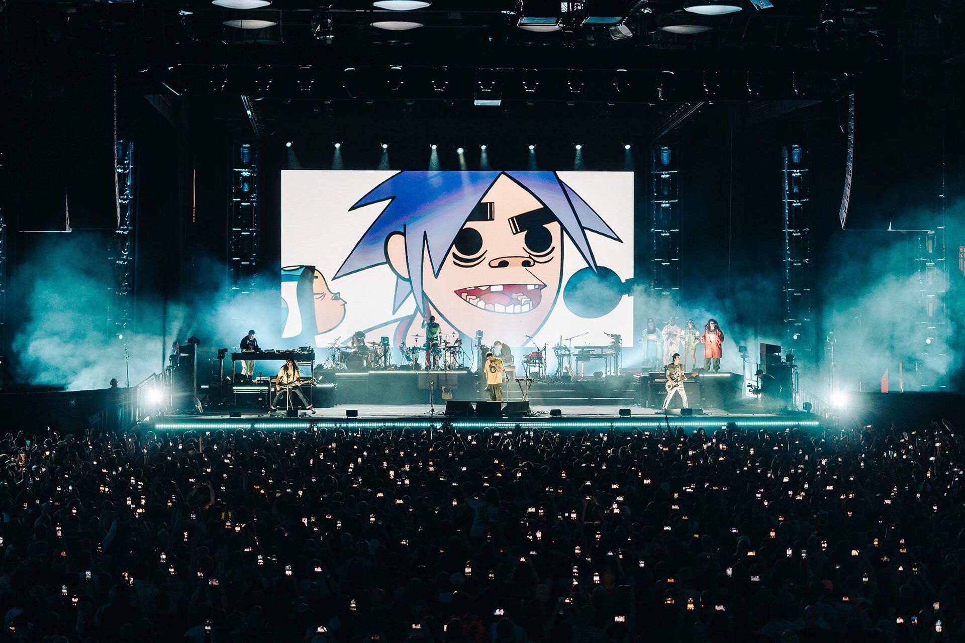 Recientemente, Damon Albarn y compañía dieron una serie de conciertos en donde tocaron toda su discografía al completo.