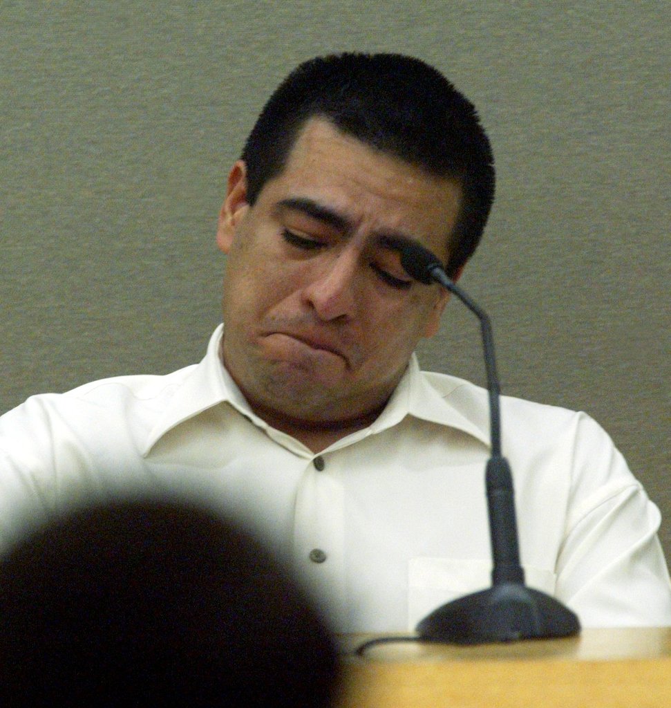 Abel durante su juicio. En sus palabras, el mostró remordimiento todo el tiempo porque sus acciones ‘fueron orilladas por el Diablo’.