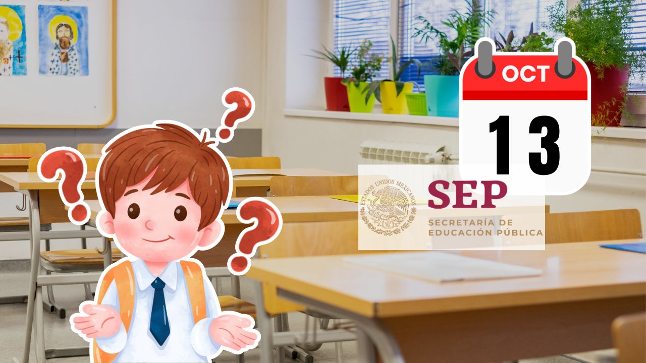 ¿Habrá clases el lunes 13 de octubre? Esto dice el calendario oficial de la SEP