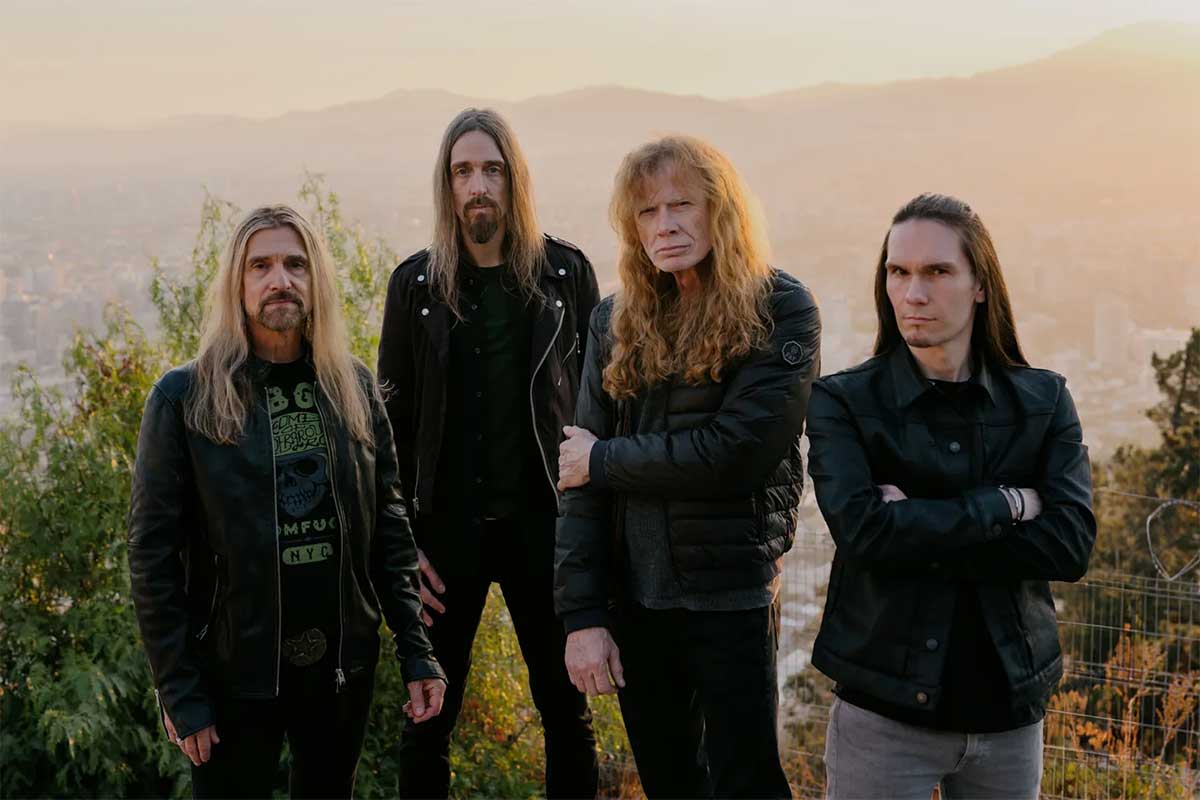 Así lucen actualmente Mustaine y compañía, en lo que promete ser una celebración de lo mejor de cuatro décadas.