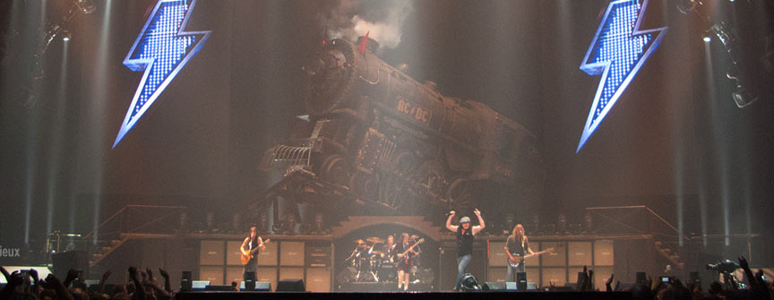 Una de las pocas fotos que aun se conservan del espectacular show de AC/DC en tierras aztecas durante el 2009.