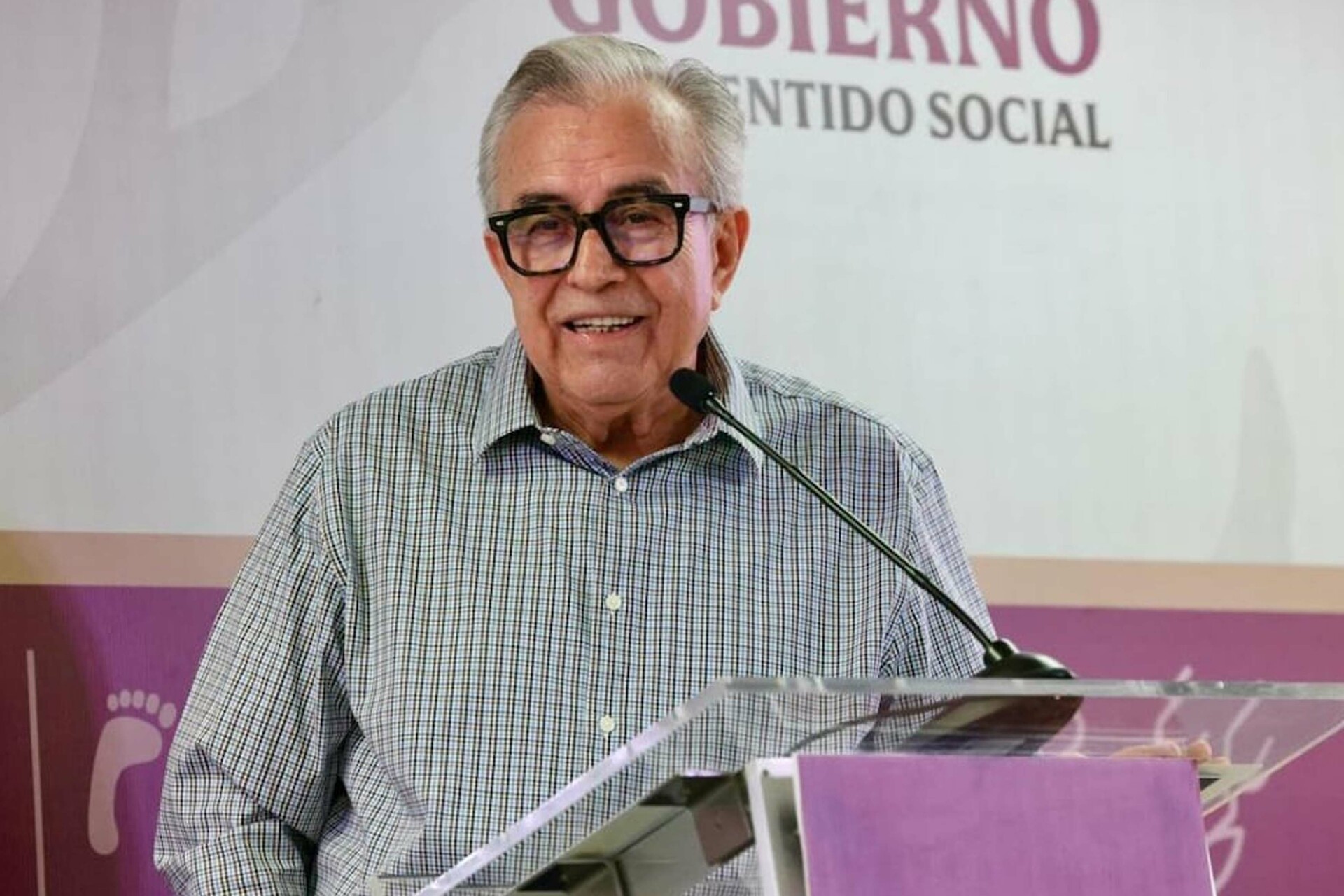 Rubén Rocha Moya, gobernador de Sinaloa. 