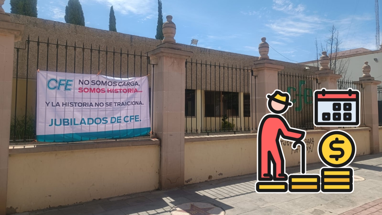 'No son pensiones doradas, es el fruto de 30 años de trabajo o más': jubilados de la CFE en Durango