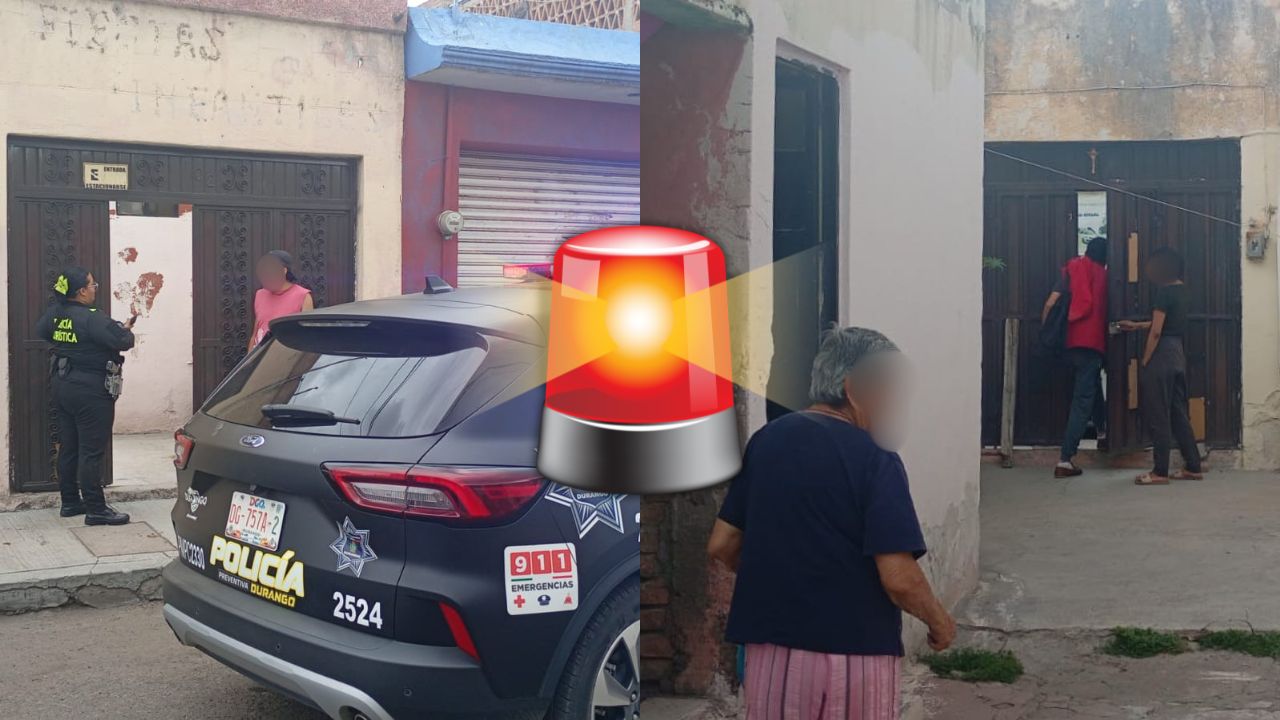 Reportan caso de violencia familiar en vivienda de la Zona Centro de Durango