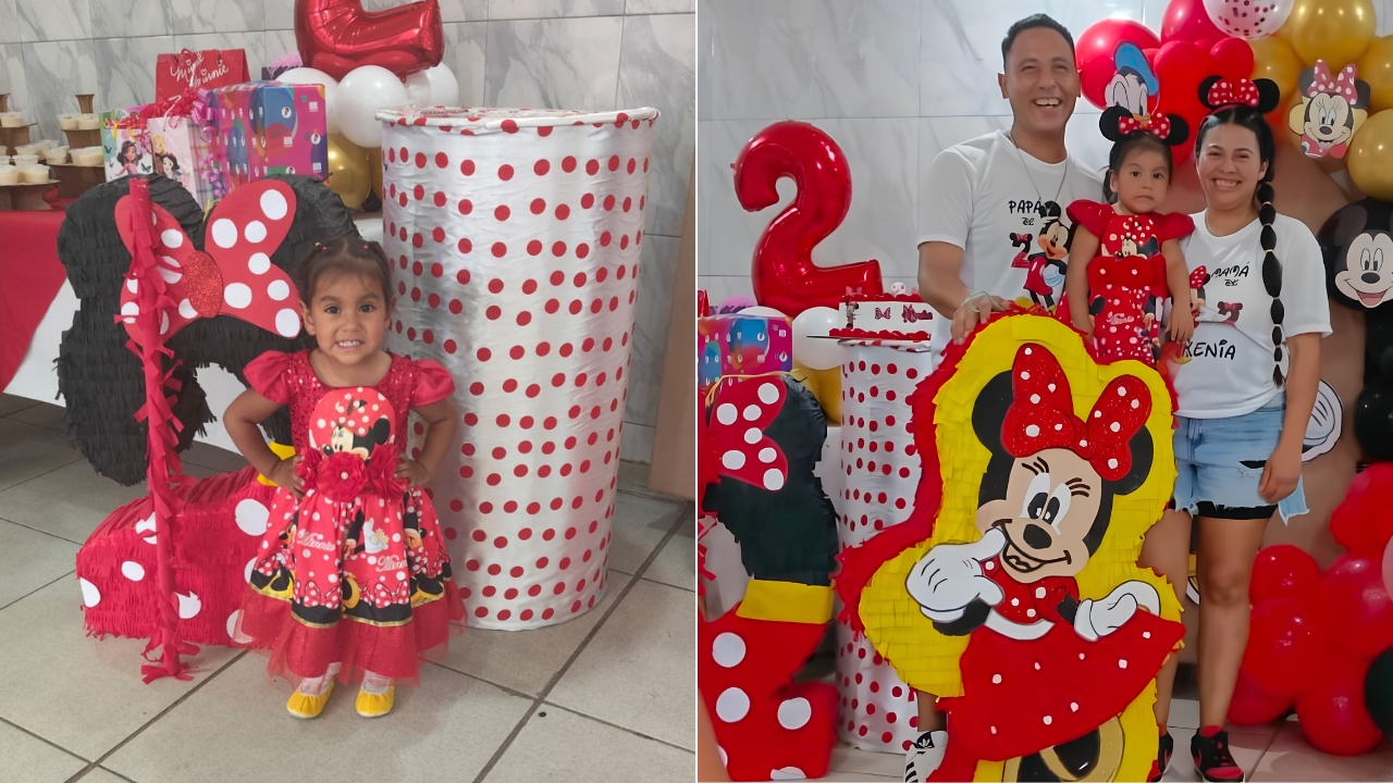 Kenia Alonso Hernández celebra sus dos años de vida