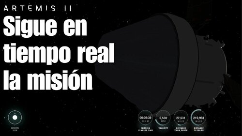 Misión Artemis II: así puedes seguir en tiempo real a la tripulación en su viaje alrededor de la Luna