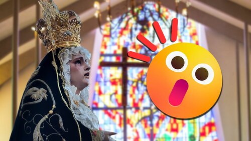 ¿Milagro en Coahuila? Reportan que estatua de la Virgen María llora durante la bendición del pan