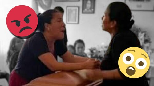 Pelea en pleno velorio: mujeres se disputan a su pareja sentimental