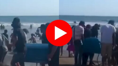 ¡Bien muertas!, bañistas sorprenden en Sinaloa por enfriar bebidas en ataúd  | VIDEO